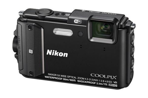 Nikon CoolPix AW130 16MP Waterproof Digital Camera Black Price in