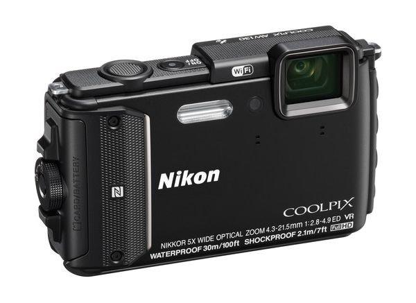 Nikon CoolPix AW130 16MP Waterproof Digital Camera Black Price in