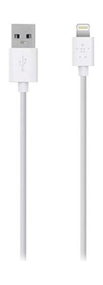 Belkin 1.2M Charge and Sync USB to Lightning Cable F8J023bt06 White