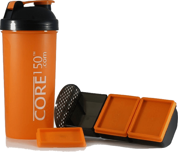 Core 150 Attitude Protein Shaker Bottle Orange Price in Kuwait Xcite