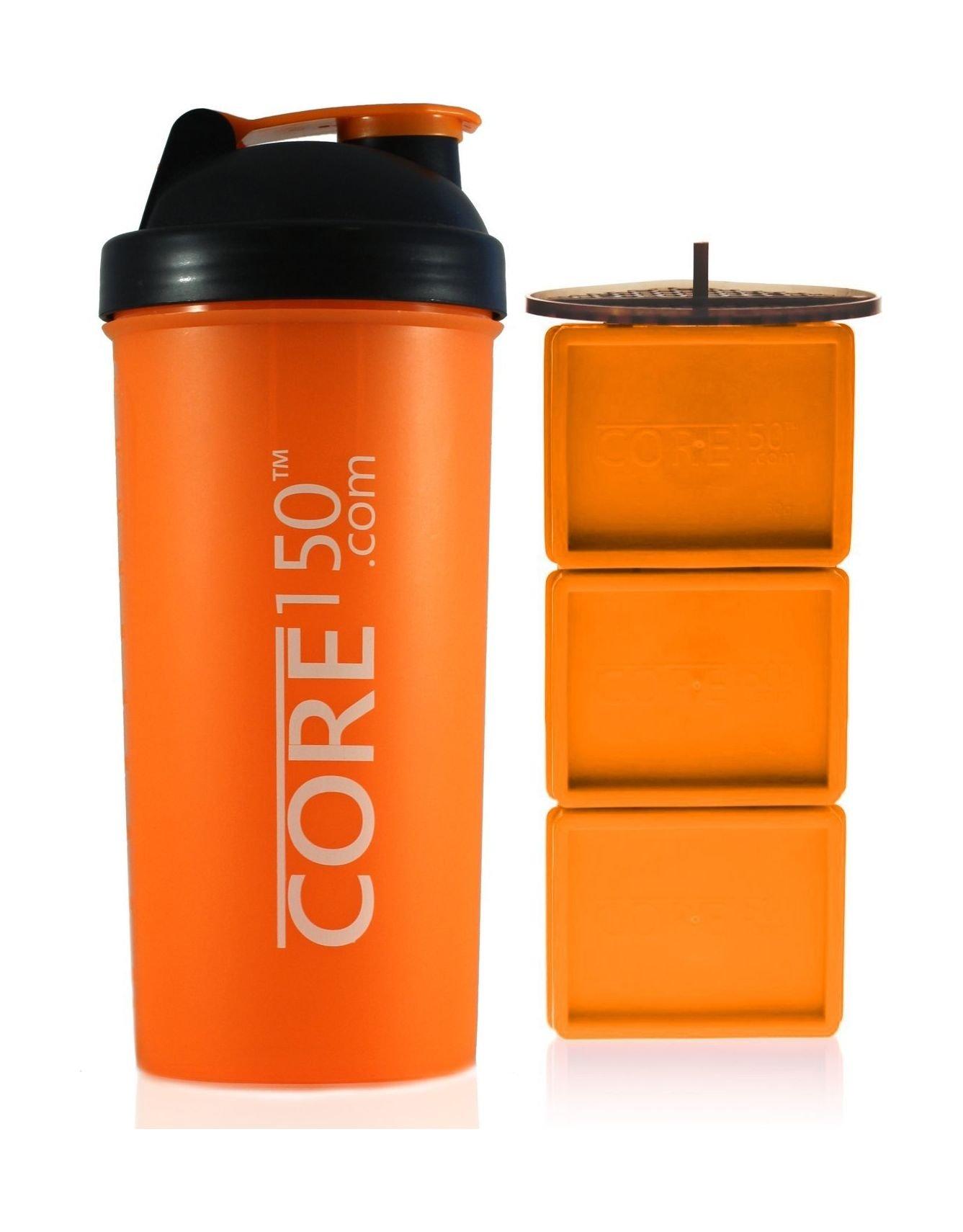 Core 150 Attitude Protein Shaker Bottle Orange Price in Kuwait Xcite