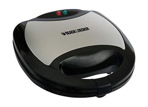 Black And Decker 750W 2 Slot Grill and Sandwich Maker Black TS2060B5 Price in KSA Xcite