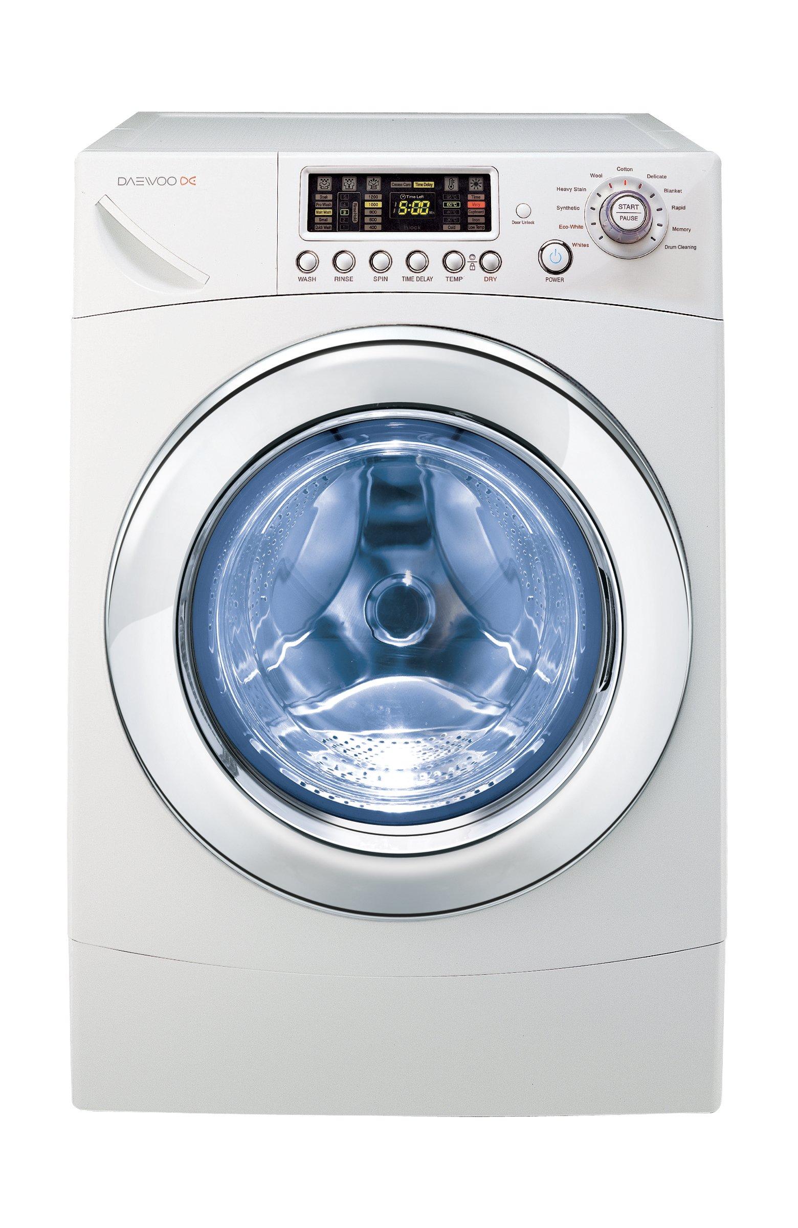 Daewoo 11Kg/6.5Kg Front Load Washer Dryer White DWCED1212 Price in