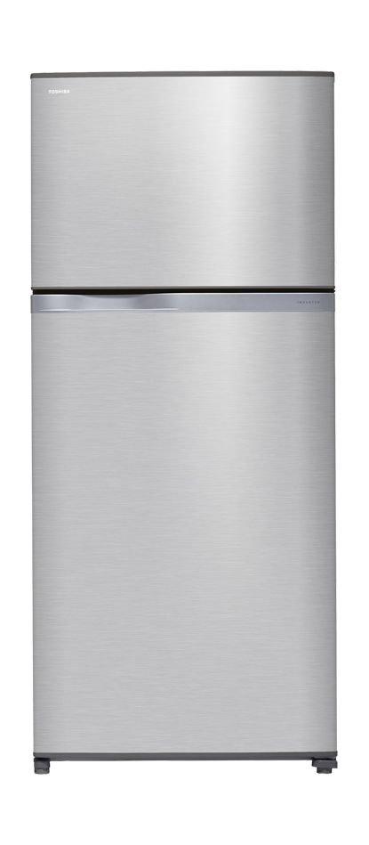 Toshiba 20 Cubic Feet Top Mount Refrigerator Silver (GRW69ATEZ(S