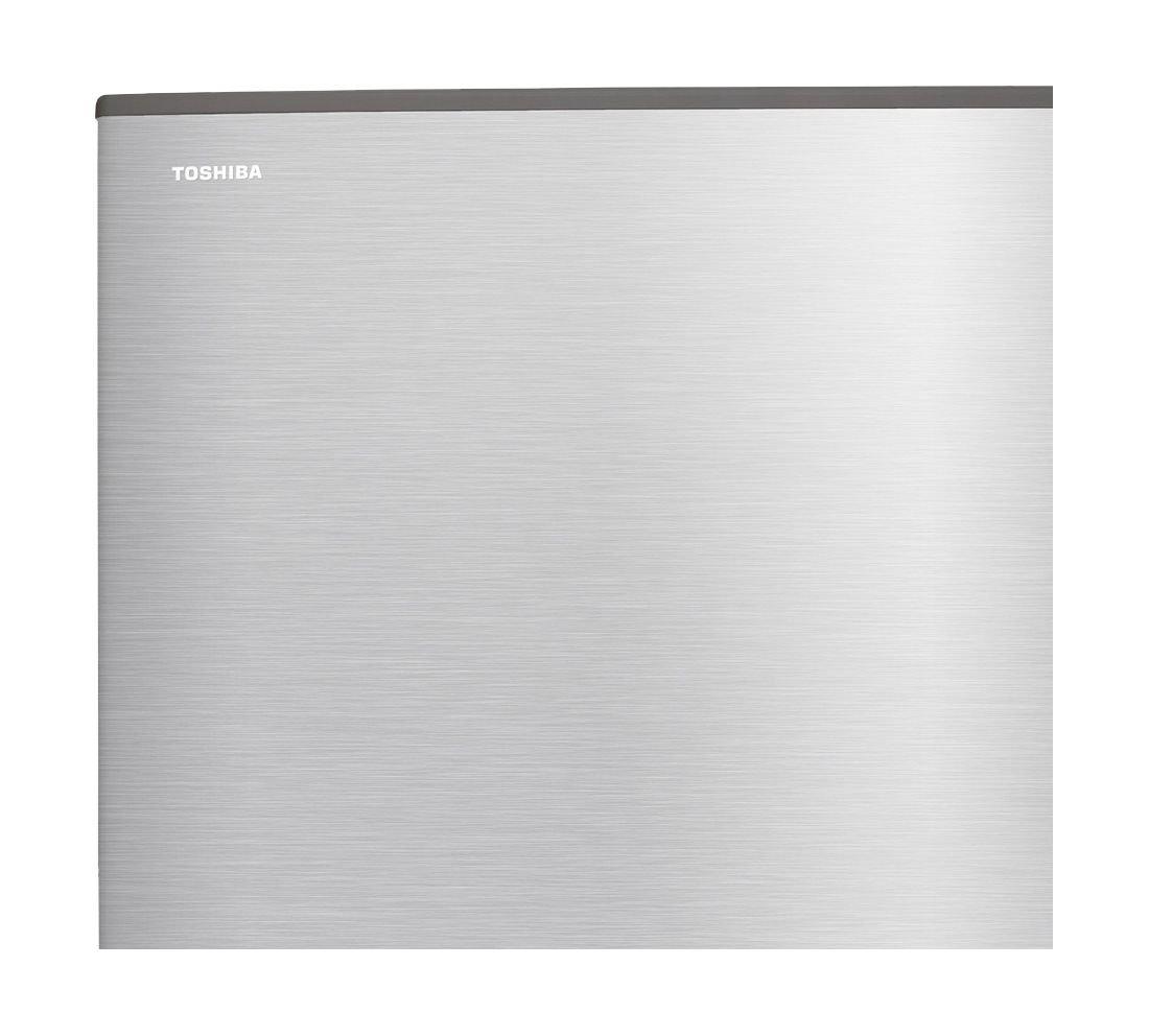 Toshiba 20 Cubic Feet Top Mount Refrigerator Silver (GRW69ATEZ(S