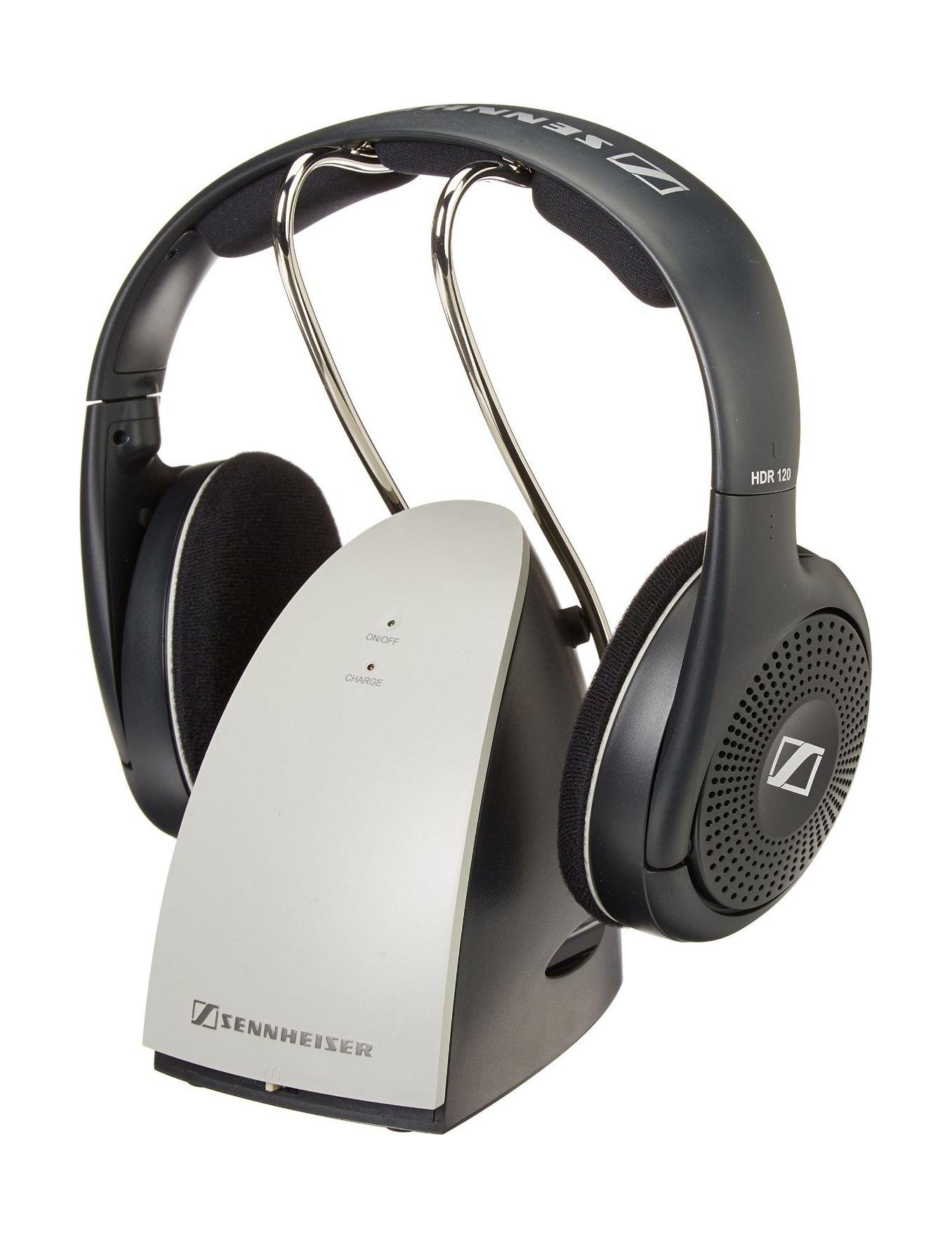 Sennheiser HDR-120 On-Ear Hi-Fi Wireless RF Headphones - Black (with