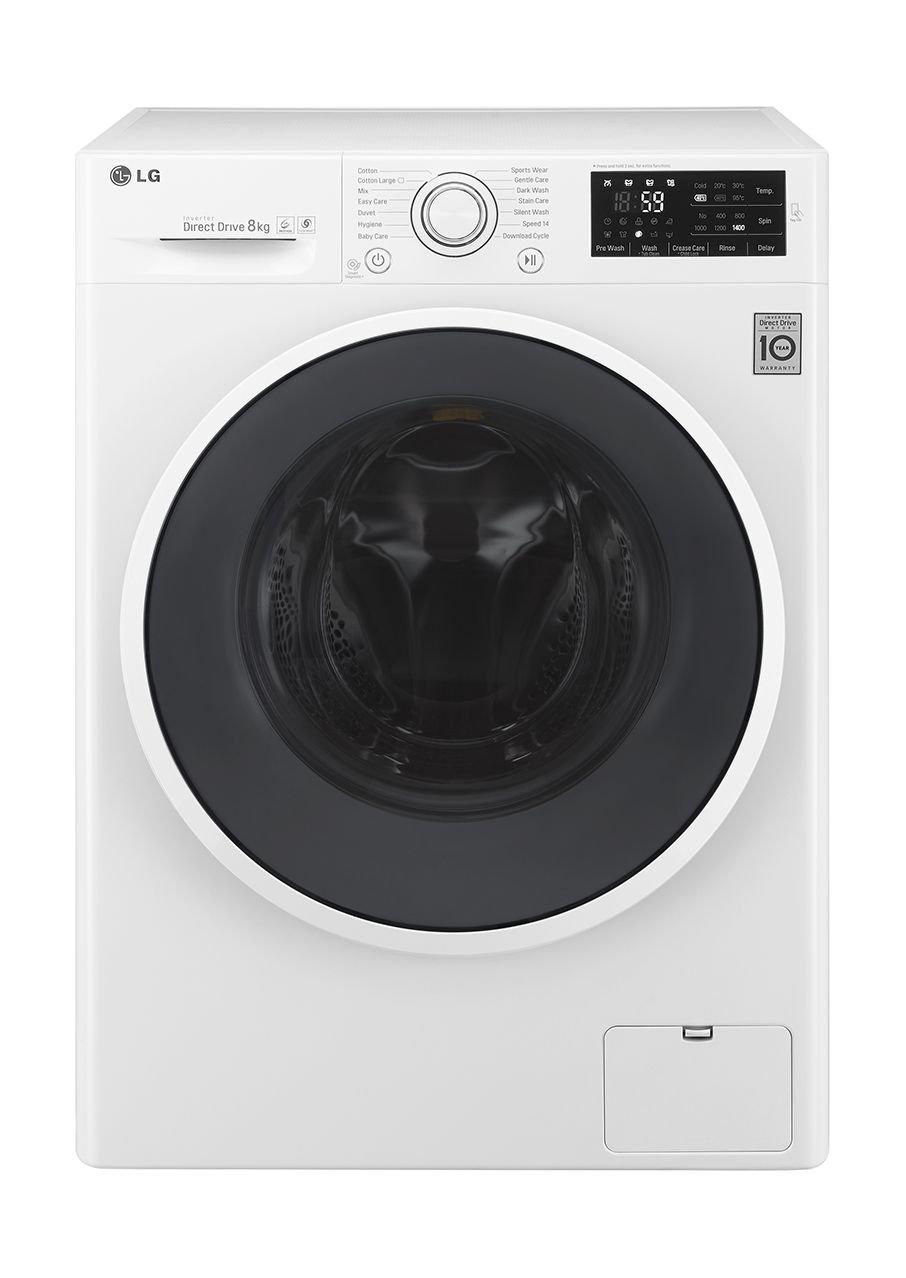 LG Front Load Washer/Dryer 8/5 KG (WS0805WH) White Price in Kuwait