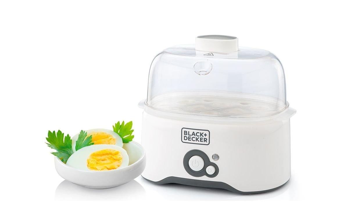 Black + Decker 280W Egg Boiler (EG200B5) White Price in Kuwait Xcite
