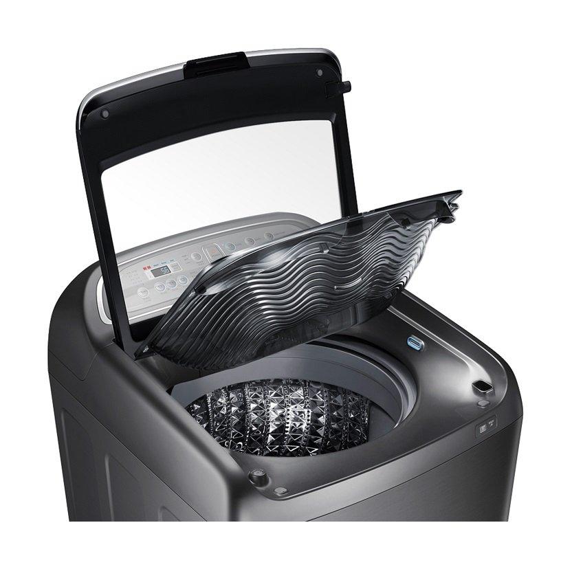 Samsung 13 Kg Top Load Washer (WA13J6730SP ) Silver Price in Kuwait