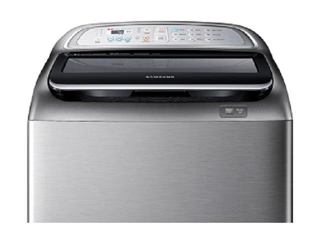 Samsung 13 Kg Top Load Washer (WA13J6730SP ) Silver Price in Kuwait