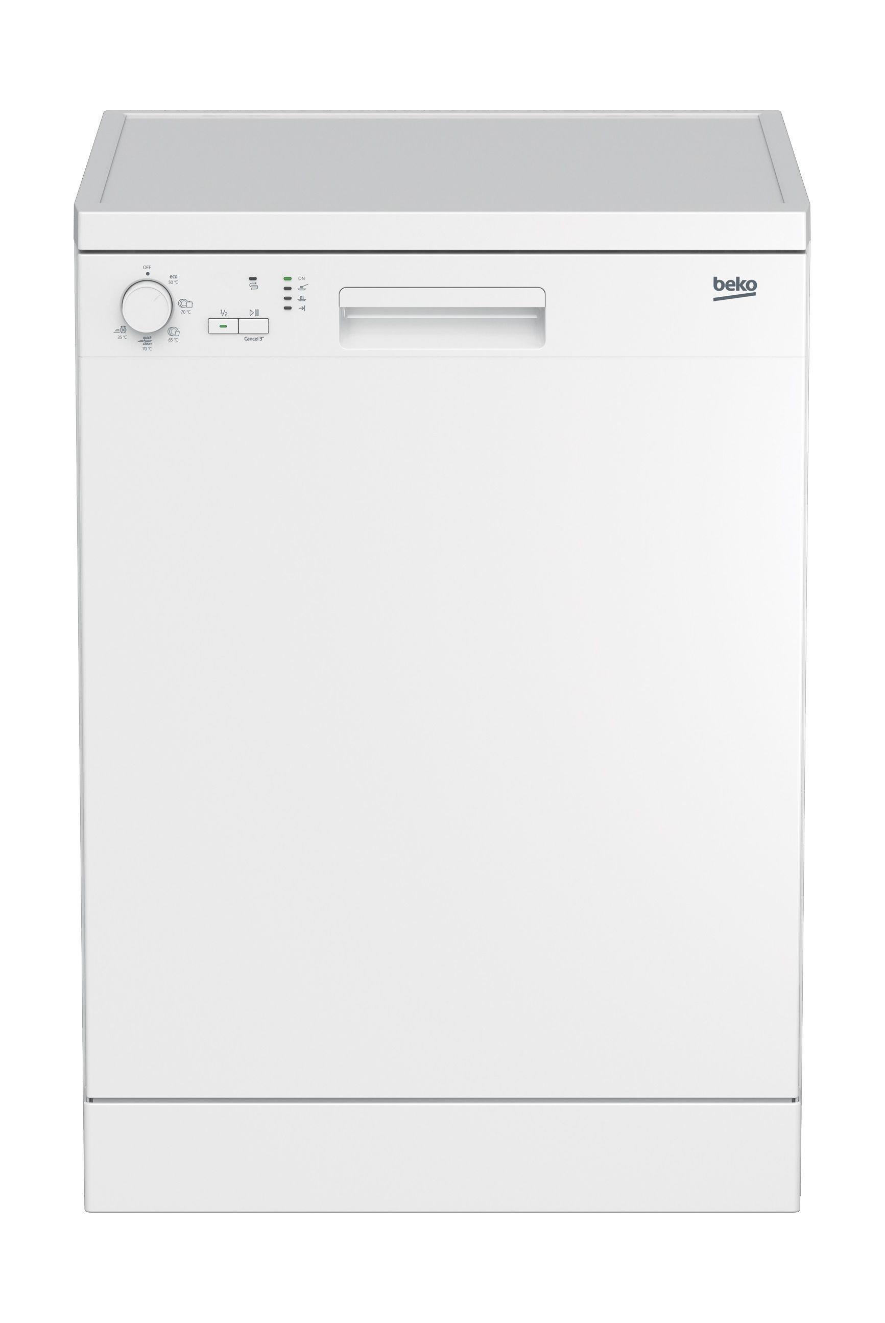 Beko 5 Program 12 Setting Dishwasher White (DFN05210W) Price in