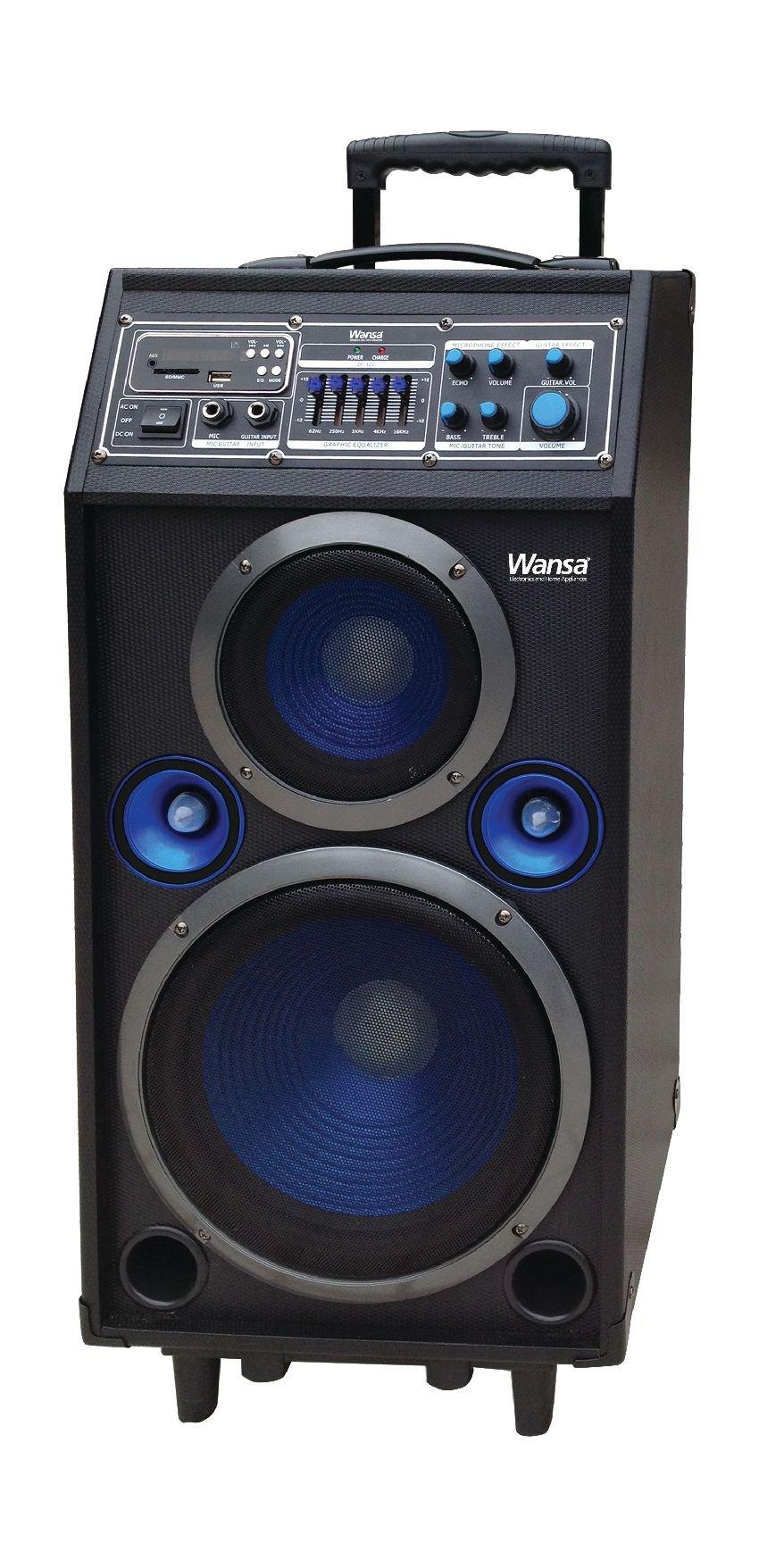 Wansa Bluetooth Trolley Speaker with USB Connection (CA316) 160W
