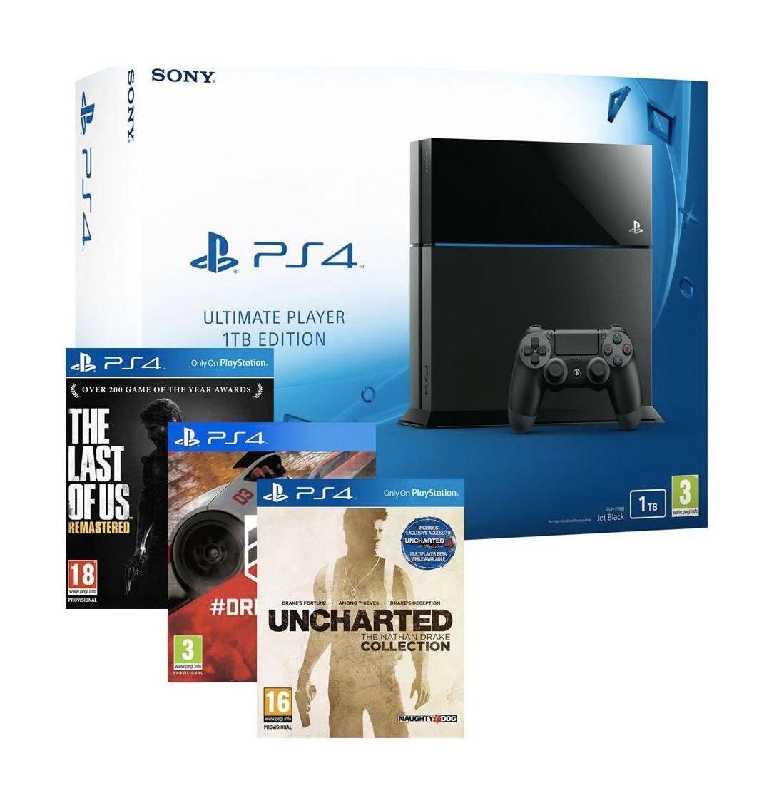 Sony PlayStation 4 1TB Console Pal + 3 Games Price in Kuwait Xcite