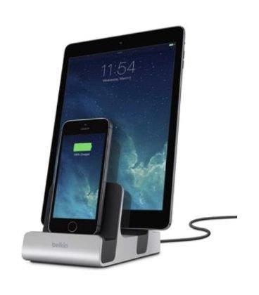 Belkin PowerHouse Dual Charging Dock Black Price in Kuwait Xcite