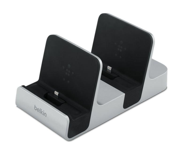 Belkin PowerHouse Dual Charging Dock Black Price in Kuwait Xcite