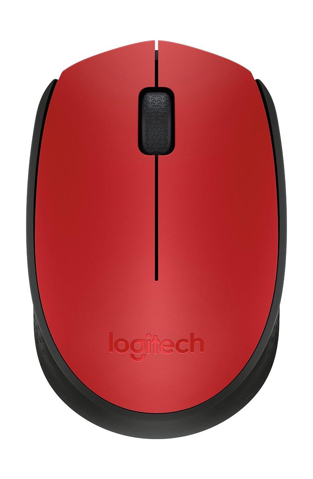 Logitech M171 2.4GHz Wireless Optical Mouse Red Price in Kuwait Xcite