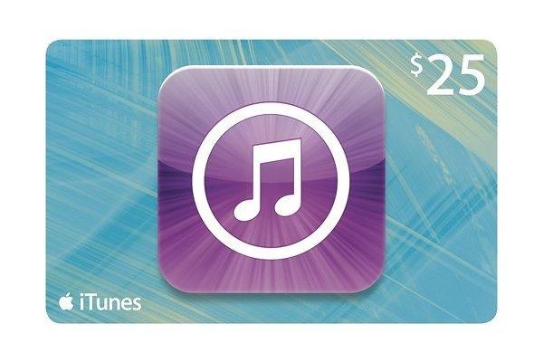 Apple iTunes Gift Card 25 (U.S. Account) Instant Email Delivery