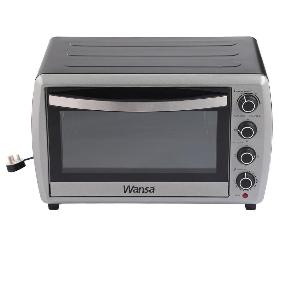 Wansa Electric Oven,1800W, 48Liters, KRH48RCL9SKH Silver Price in