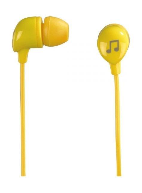 Happy Plugs InTheEar Wired Headphones With Mic & Remote Yellow