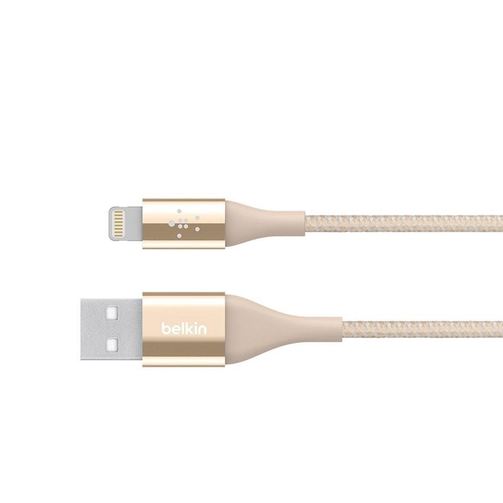Belkin 1.2M Premium DuraTek Lightning to USB Cable Gold Price in