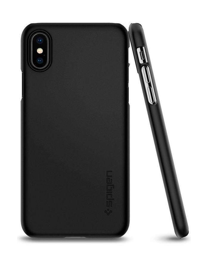 Spigen Thin Fit Case For iPhone X Matte Black Price in Kuwait Xcite
