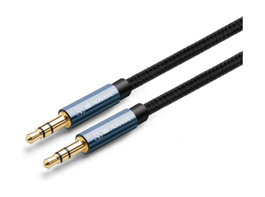 Sama 3.5mm Auxiliary Audio Cable (SA10686) Black Price in Kuwait Xcite