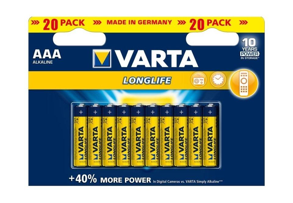 Varta LL 10 AA Double Blister Battery 20 Pcs Xcite Kuwait