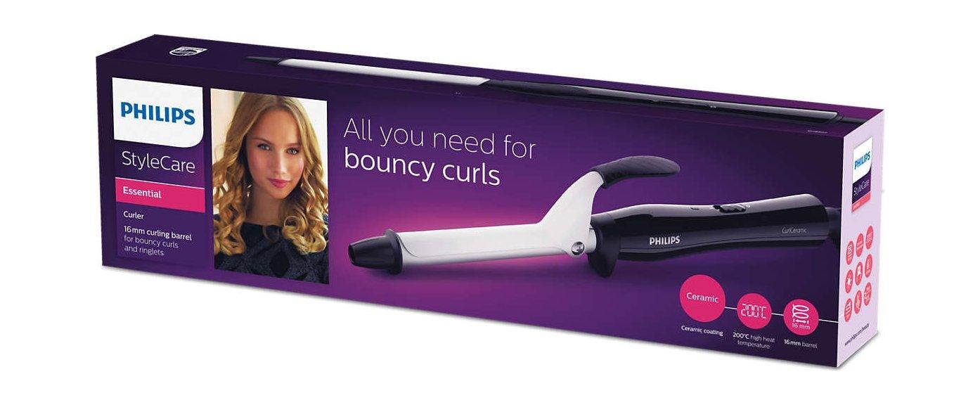 Philips Hair Curler 16 mm barrel 200°C temperature \ Ceramic coating