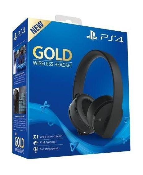 Sony PlayStation Gold Wireless Headset (CUHYA0080) Black Price in