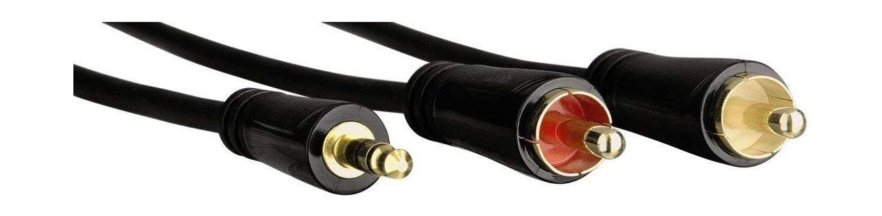Hama 2 x RCA Cable Audio 1.5Meters (122298) Black Price in Kuwait