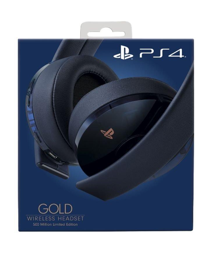 PlayStation Gold Wireless Headset 500 Million Limited Edition