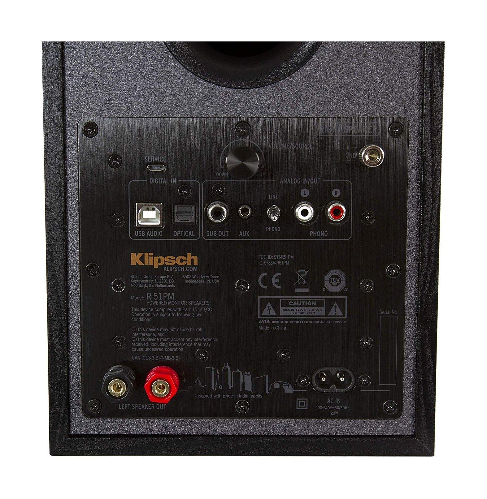 Klipsch R51PM Active Powered Bluetooth Speaker Black Xcite Kuwait