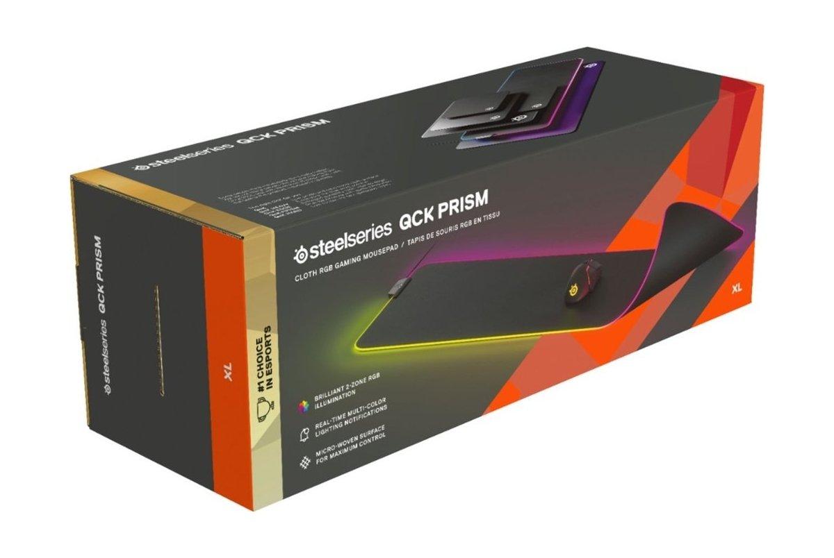 SteelSeries QcK Prism RGB Mousepad XL Price in Kuwait Xcite