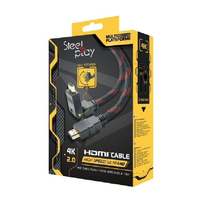 SteelPlay Angled 4K HDMI Cable Prices buy online Xcite