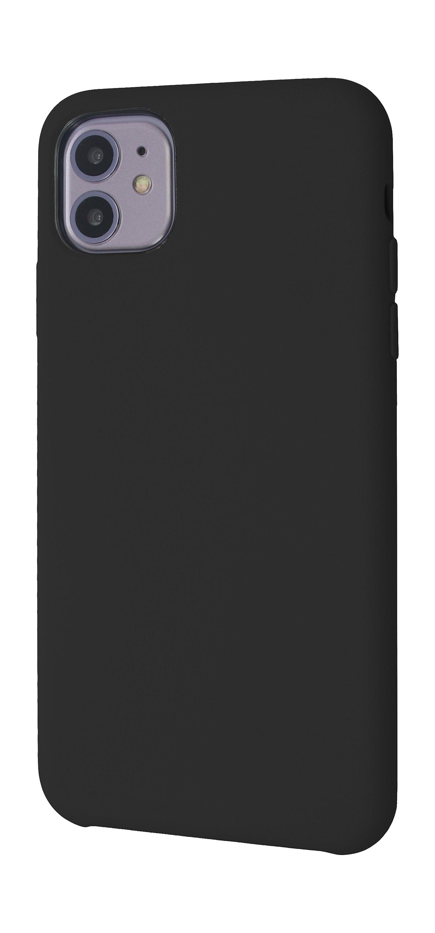 EQ iPhone 11 Liquid Silicone Back Case Black Price in Kuwait Xcite