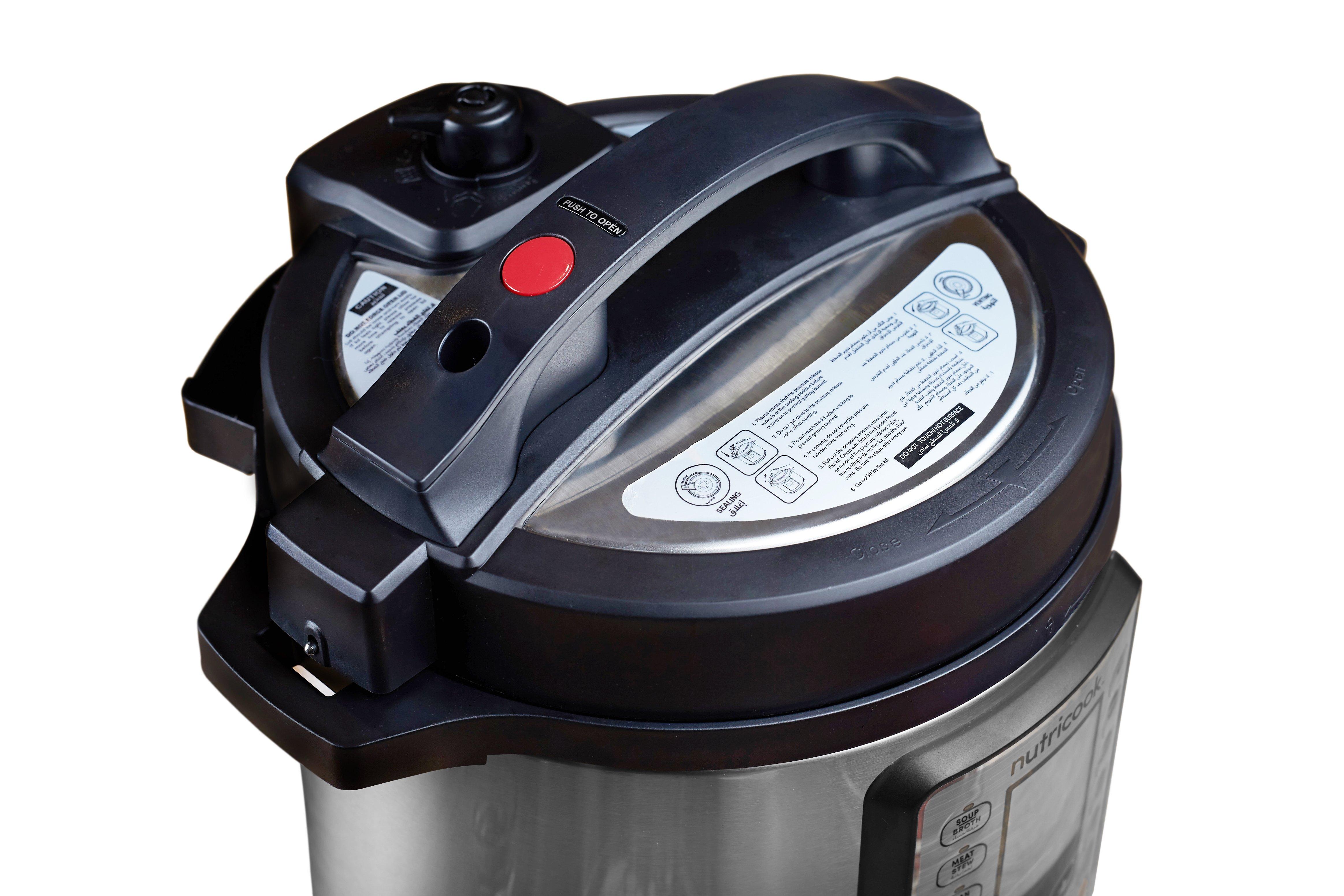 NutriCook Smart Pot Pressure Cooker Prime 8L 1200W (NCSPPR8) Price in Kuwait Xcite