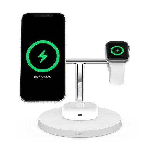 Belkin MagSafe 15W 3in1 Wireless Charger xcite Kuwait