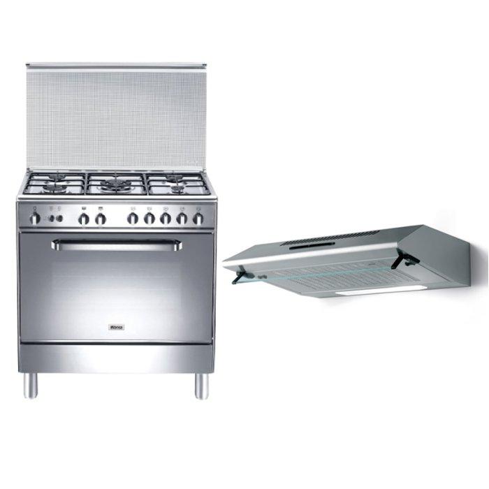 Wansa 5 Burner Gas Cooker+ Lagermania Cooker Head Xcite Kuwait