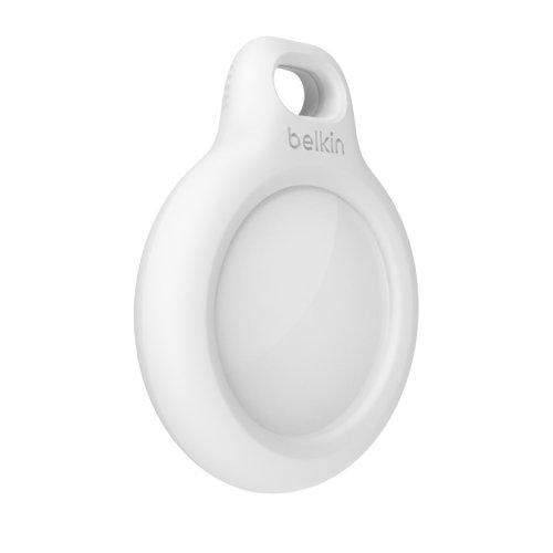 Belkin AirTag Secure Holder W/Key Ring White