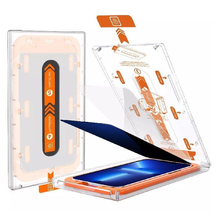 EQ Screen Protector For Iphone 14 Pro + Applicator Clear Price in KSA