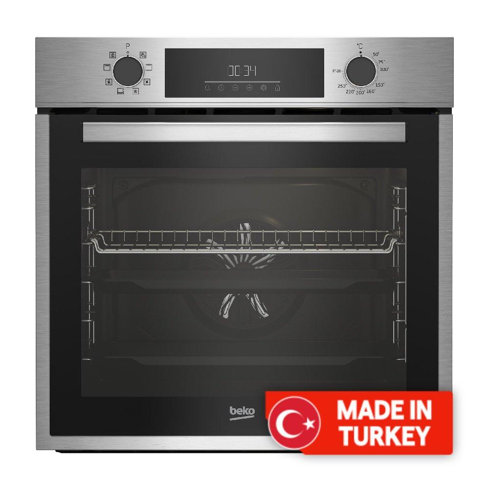 BEKO Electric Oven, 60cm, 72L, BBIM14300XD INOX Xcite