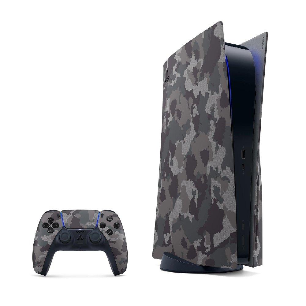 PS5™ Standard Console Covers Gray Camouflage Price in Kuwait Xcite
