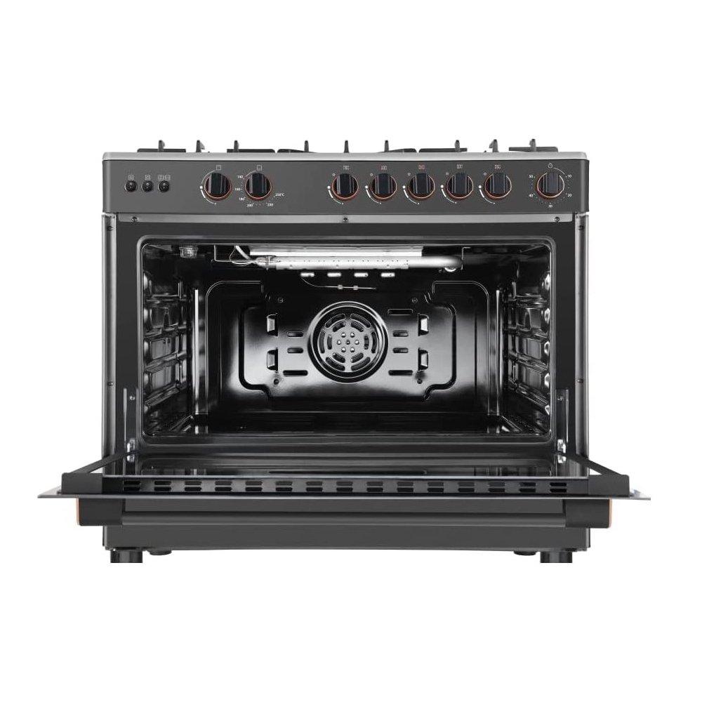 TOSHIBA 5 Burners Cooker Gas Range, 90X60cm, Xcite Kuwait