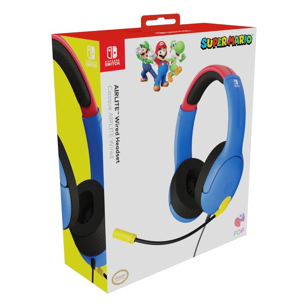 PDP AirLite Mario Headset with Mic for Nintendo Switch / Lite / OLED