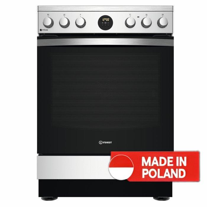 Indesit 4 Burners Electric Cooker 60X60 cm Ceramic Xcite