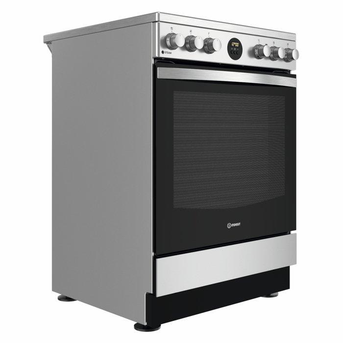 Indesit 4 Burners Electric Cooker 60X60 cm Ceramic Xcite