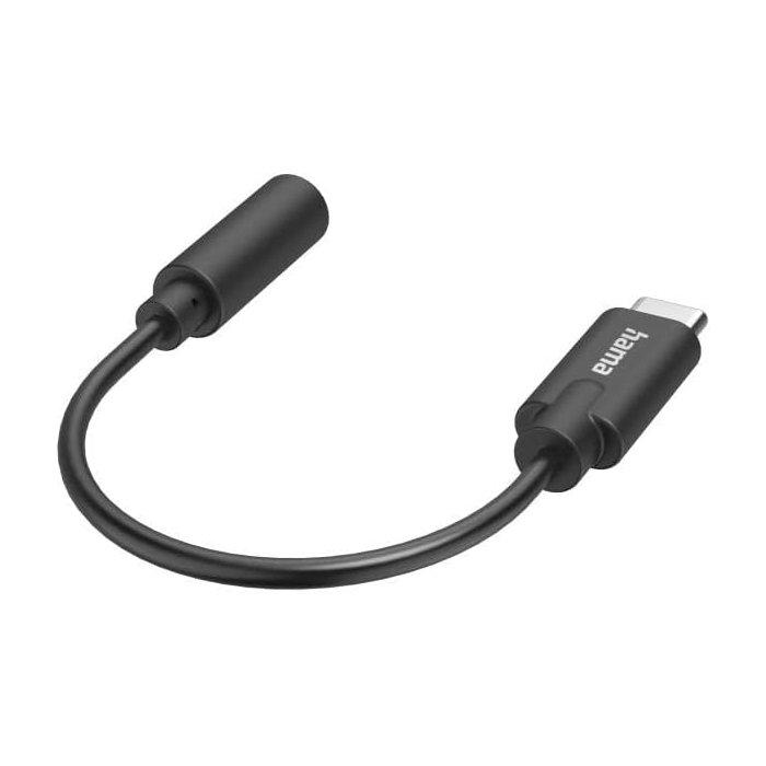 Hama Audio Adapter USB-C, 3.5MM, 200318 - Black| Xcite