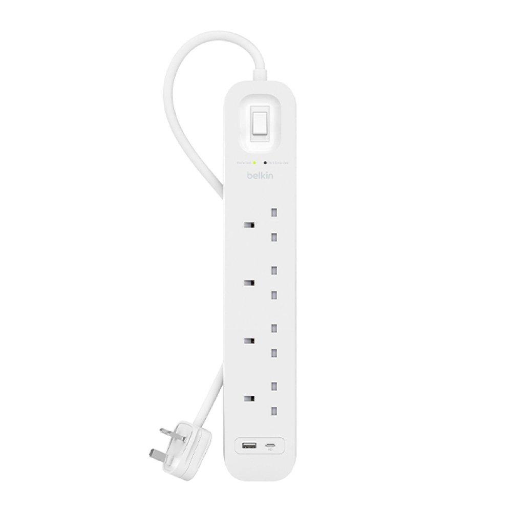 Belkin Surge Protector Power Extension 4 Outlets Xcite