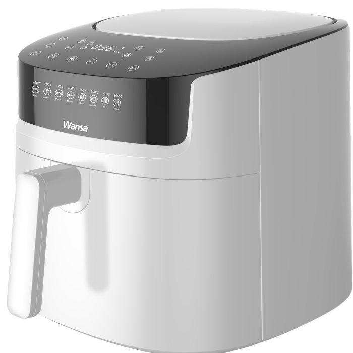 Wansa air fryer, 6. 5 l, 1800w, af9005tgs white price in Kuwait X