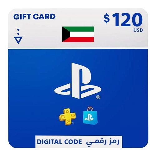 PSN Card 120USD PlayStation Kuwaiti Account Xcite Kuwait
